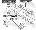FEBEST Zavěšení motoru FBS MM-V75, MM-V75