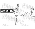 FEBEST Uloen vzpry npravy FBS MSB-003, MSB-003