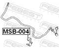 FEBEST Držák příčného stabilizátoru FBS MSB-004, MSB-004