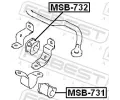 FEBEST Dr��k p���n�ho stabiliz�toru FBS MSB-732, MSB-732