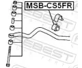 FEBEST Držák příčného stabilizátoru FBS MSB-CS5FR, MSB-CS5FR