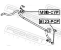 FEBEST Držák příčného stabilizátoru FBS MSB-CYF, MSB-CYF