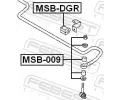 FEBEST Držák příčného stabilizátoru FBS MSB-DGR, MSB-DGR