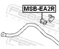 FEBEST Držák příčného stabilizátoru FBS MSB-EA2R, MSB-EA2R