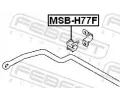 FEBEST Držák příčného stabilizátoru FBS MSB-H77F, MSB-H77F