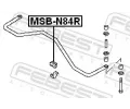 FEBEST Držák příčného stabilizátoru FBS MSB-N84R, MSB-N84R