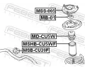 FEBEST Ochrann vko / prachovka tlumie FBS MSHB-CU5WF, MSHB-CU5WF