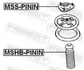 FEBEST Ochrann vko / prachovka tlumie FBS MSHB-PININ, MSHB-PININ