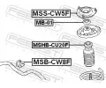 FEBEST Loisko uloen tlumie FBS MSS-CW5F, MSS-CW5F
