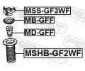 FEBEST Loisko uloen tlumie FBS MSS-GF3WF, MSS-GF3WF