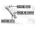 FEBEST Ulo�en� ��dic�ho mechanismu FBS MZAB-050, MZAB-050