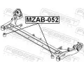 FEBEST Zavěšení těla nápravy FBS MZAB-052, MZAB-052