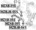 FEBEST Uloen dicho mechanismu FBS MZAB-085, MZAB-085