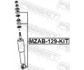 FEBEST Montn sada tlumie provn FBS MZAB-129-KIT, MZAB-129-KIT