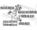 FEBEST Uloen dicho mechanismu FBS MZAB-MZ3BRUB, MZAB-MZ3BRUB