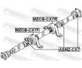 FEBEST Loisko stednho loiska kloubovho hdele FBS MZCB-CX7R, MZCB-CX7R