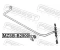 FEBEST Drk pnho stabiliztoru FBS MZSB-B2500, MZSB-B2500