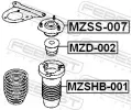 FEBEST Ochrann vko / prachovka tlumie FBS MZSHB-001, MZSHB-001