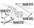 FEBEST Uloen dicho mechanismu FBS NAB-072, NAB-072