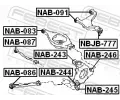 FEBEST Uloen dicho mechanismu FBS NAB-091, NAB-091