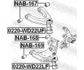 FEBEST Uloen dicho mechanismu FBS NAB-167, NAB-167