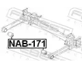 FEBEST Zav�en� t�la n�pravy FBS NAB-171, NAB-171