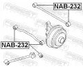 FEBEST Uloen dicho mechanismu FBS NAB-232, NAB-232