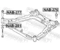 FEBEST Zaven tla npravy FBS NAB-281, NAB-281