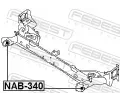 FEBEST Zaven tla npravy FBS NAB-340, NAB-340
