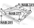FEBEST Zaven tla npravy FBS NAB-341, NAB-341