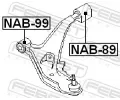 FEBEST Uložení řídicího mechanismu FBS NAB-89, NAB-89