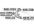 FEBEST Uloen dicho mechanismu FBS NAB-J32SA, NAB-J32SA