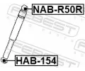 FEBEST Pouzdro tlumie FBS NAB-R50R, NAB-R50R