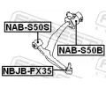 FEBEST Uloen dicho mechanismu FBS NAB-S50B, NAB-S50B