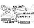 FEBEST Uloen dicho mechanismu FBS NAB-S51M, NAB-S51M