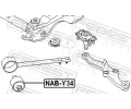 FEBEST Uložení řídicího mechanismu FBS NAB-Y34, NAB-Y34