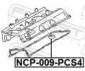 FEBEST Těsnění krytu hlavy válce FBS NCP-009-PCS4, NCP-009-PCS4