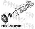 FEBEST emenice klikovho hdele FBS NDS-MR20DE, NDS-MR20DE