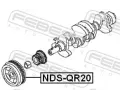 FEBEST �emenice klikov�ho h��dele FBS NDS-QR20, NDS-QR20