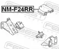 FEBEST Zavěšení motoru FBS NM-F24RR, NM-F24RR