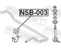 FEBEST Drk pnho stabiliztoru FBS NSB-003, NSB-003