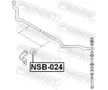 FEBEST Držák příčného stabilizátoru FBS NSB-024, NSB-024