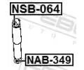 FEBEST Distann trubika tlumie FBS NSB-064, NSB-064