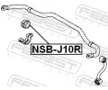 FEBEST Držák příčného stabilizátoru FBS NSB-J10R, NSB-J10R