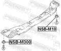 FEBEST Zav�en� t�la n�pravy FBS NSB-M300, NSB-M300