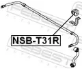 FEBEST Držák příčného stabilizátoru FBS NSB-T31R, NSB-T31R
