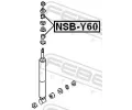 FEBEST Distan�n� trubi�ka tlumi�e FBS NSB-Y60, NSB-Y60