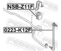 FEBEST Drk pnho stabiliztoru FBS NSB-Z11F, NSB-Z11F