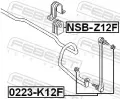 FEBEST Drk pnho stabiliztoru FBS NSB-Z12F, NSB-Z12F
