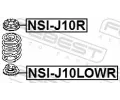 FEBEST Miska pružiny FBS NSI-J10LOWR, NSI-J10LOWR